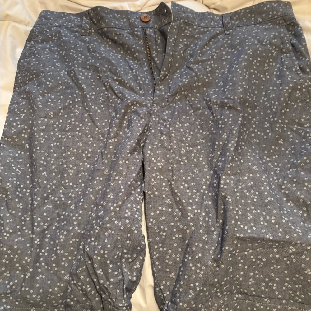 J. Crew Gray Rivington shorts Floral print